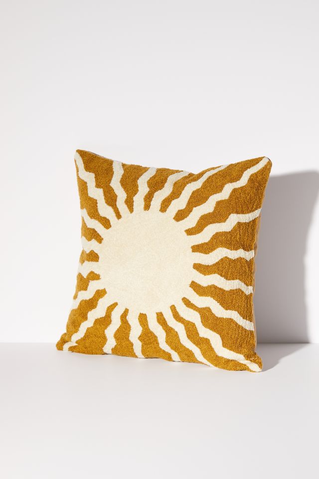 Mike Willcox UO Exclusive Sun Crewel Throw Pillow #1