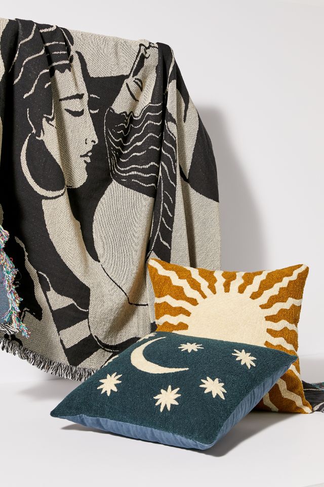 Mike Willcox UO Exclusive Sun Crewel Throw Pillow #3