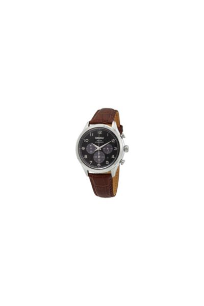 Seiko Core Solar Chronograph Black Dial Men's Watch | Urban Outfitters