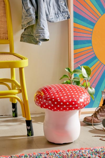 Toadstool Mushroom Stool Urban Outfitters