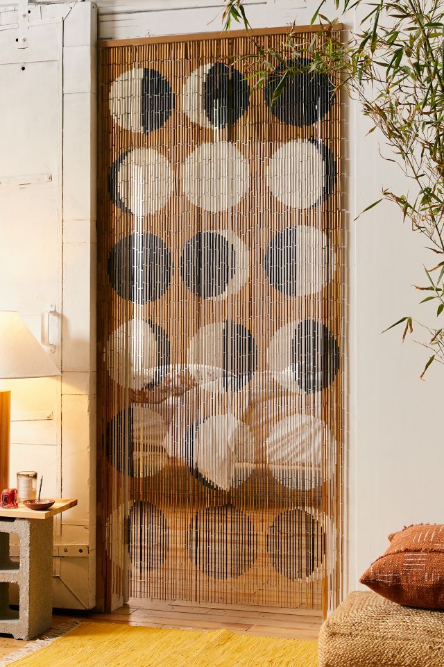 Bamboo bead deals curtains