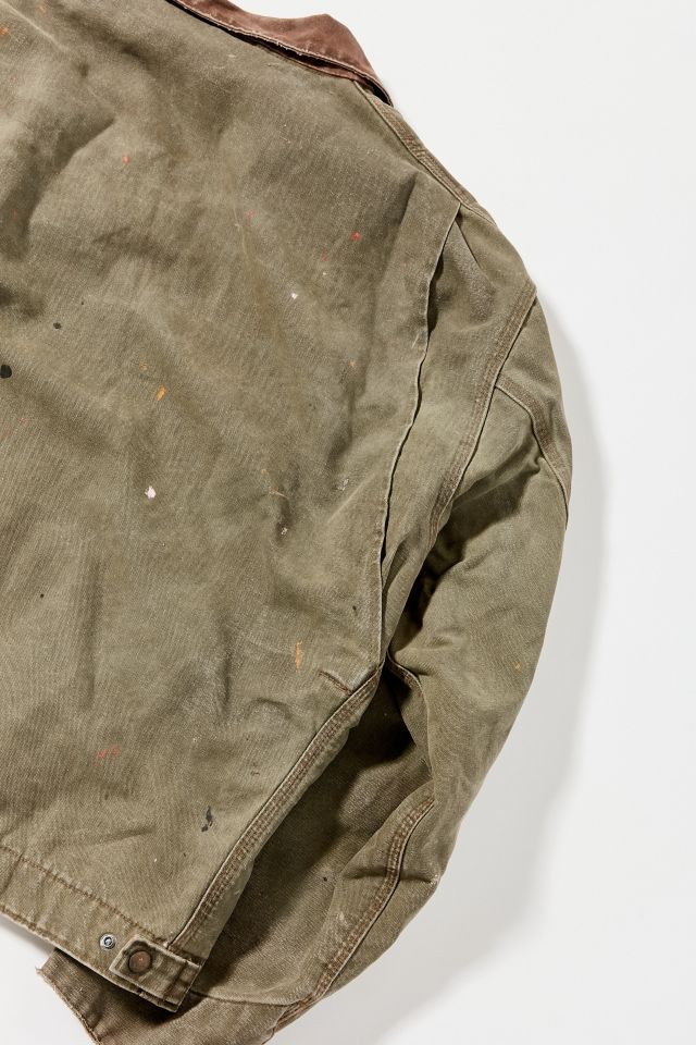 Veste vintage ornée d'éclaboussures de peinture Carhartt #1