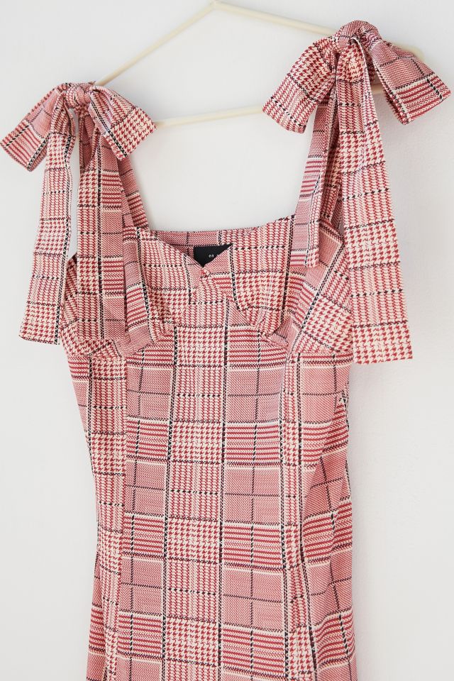 Robe Midi à Carreaux En Saison #4