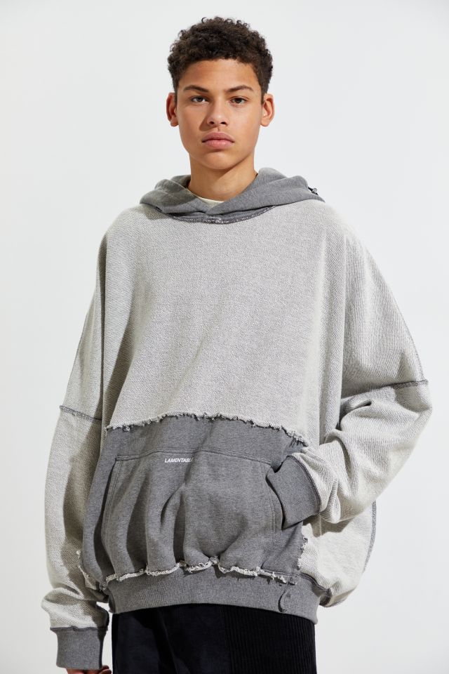 Gray Inside Out Hoodie