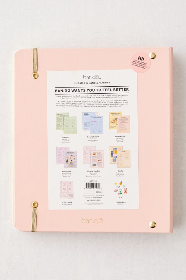 ban.do Take Care Planner | Urban Outfitters