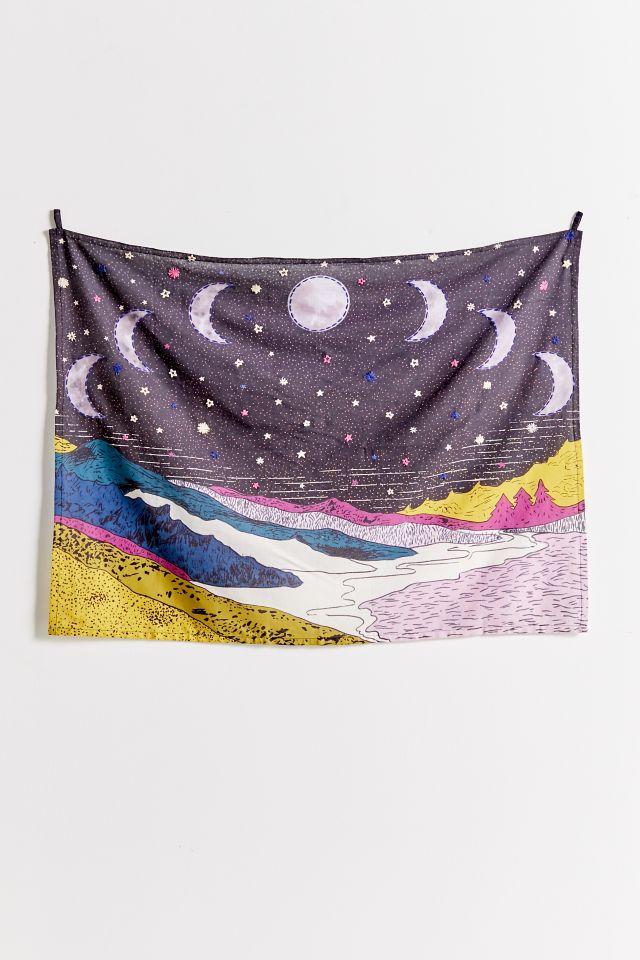 Desert Nightscape Tapestry #1
