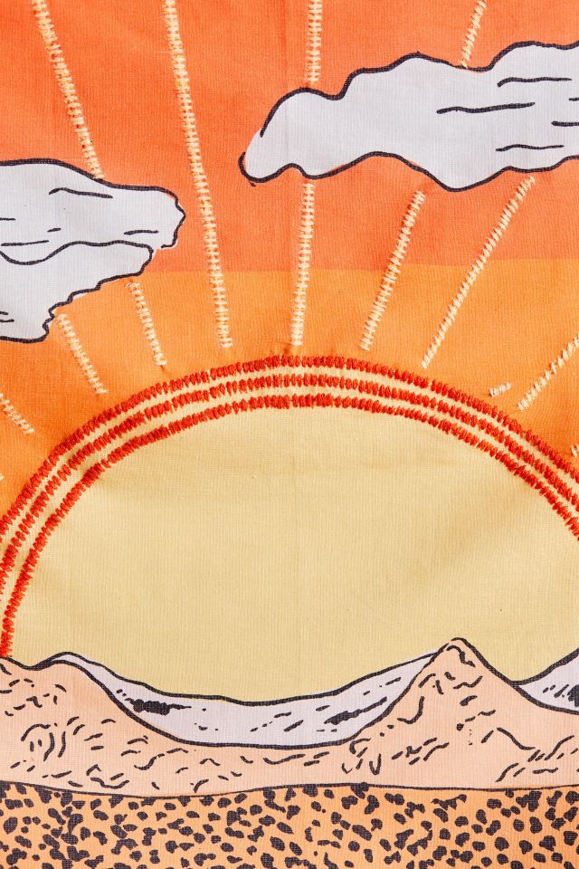 Desert Sky Embroidered Tapestry #2