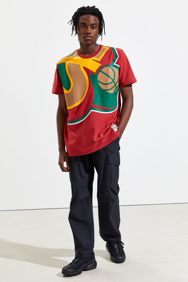 Mitchell & Ness Big Face Seattle Supersonics Tee #2