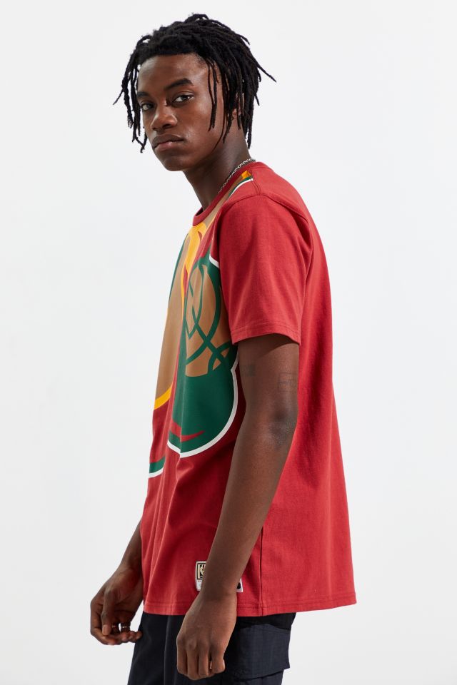 Mitchell & Ness Big Face Seattle Supersonics Tee #3