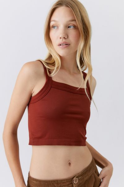 Out From Under Outsiders Seamless Bra Top In Red