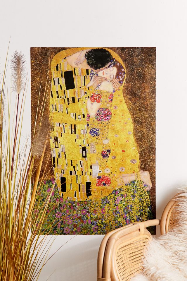 Gustav Klimt The Kiss Poster