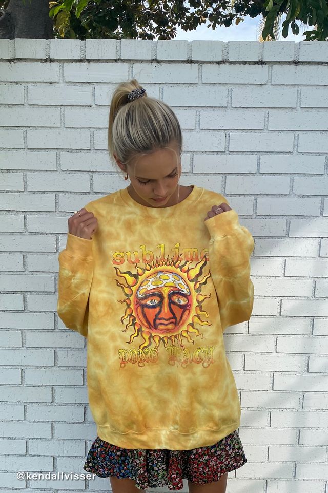 Sublime Tie-Dye Crew Neck Sweatshirt | Urban Outfitters