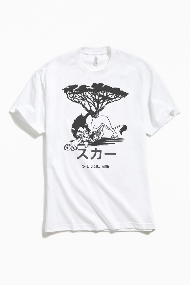 The Lion King Scar Kanji Tee | Urban Outfitters