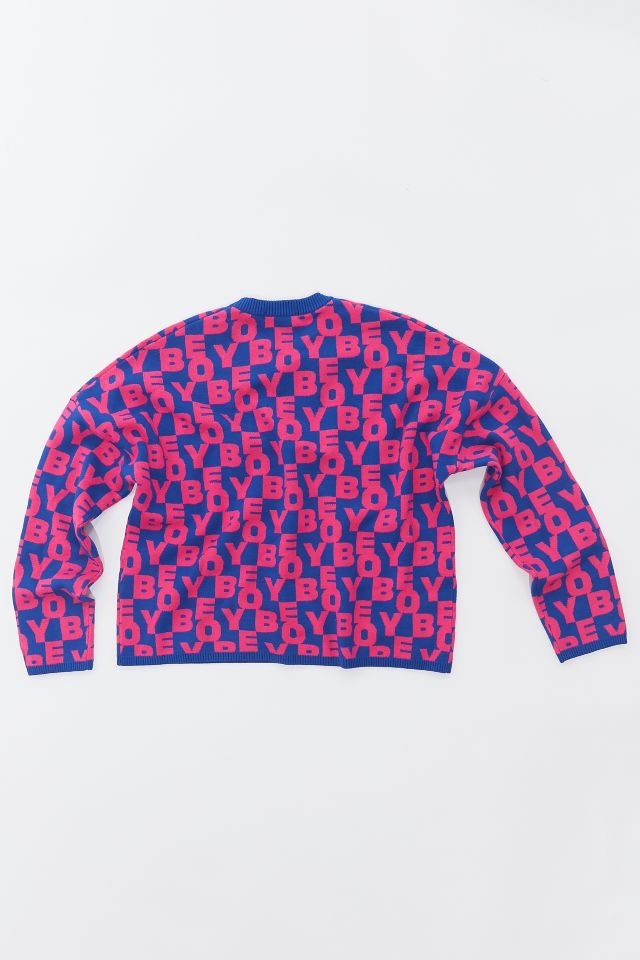 OBEY Stacked Logo Crew Neck Sweater #3
