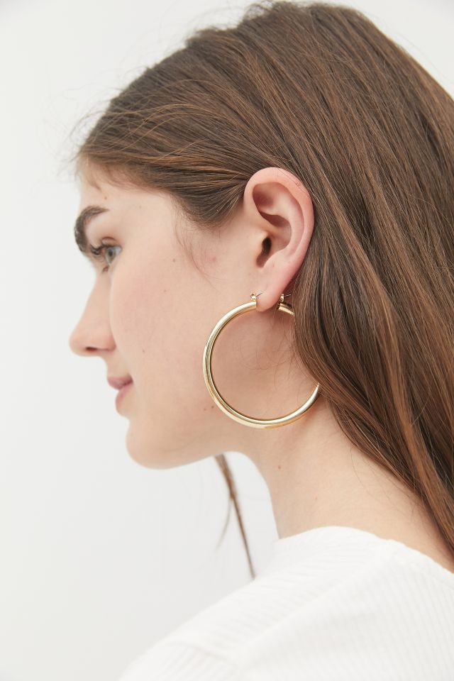 Carly XL Hollow Hoop Earring