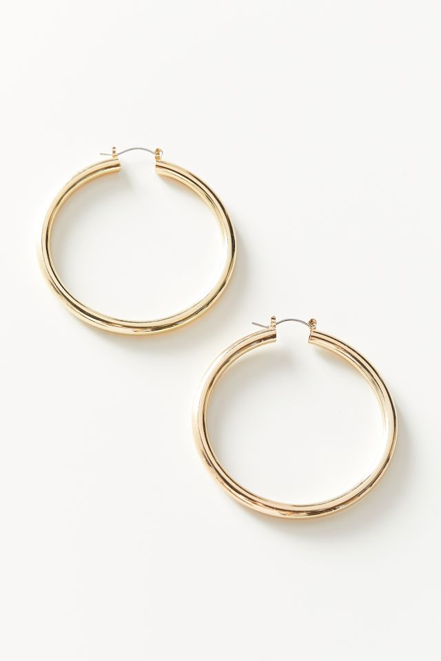 Carly XL Hollow Hoop Earring #1