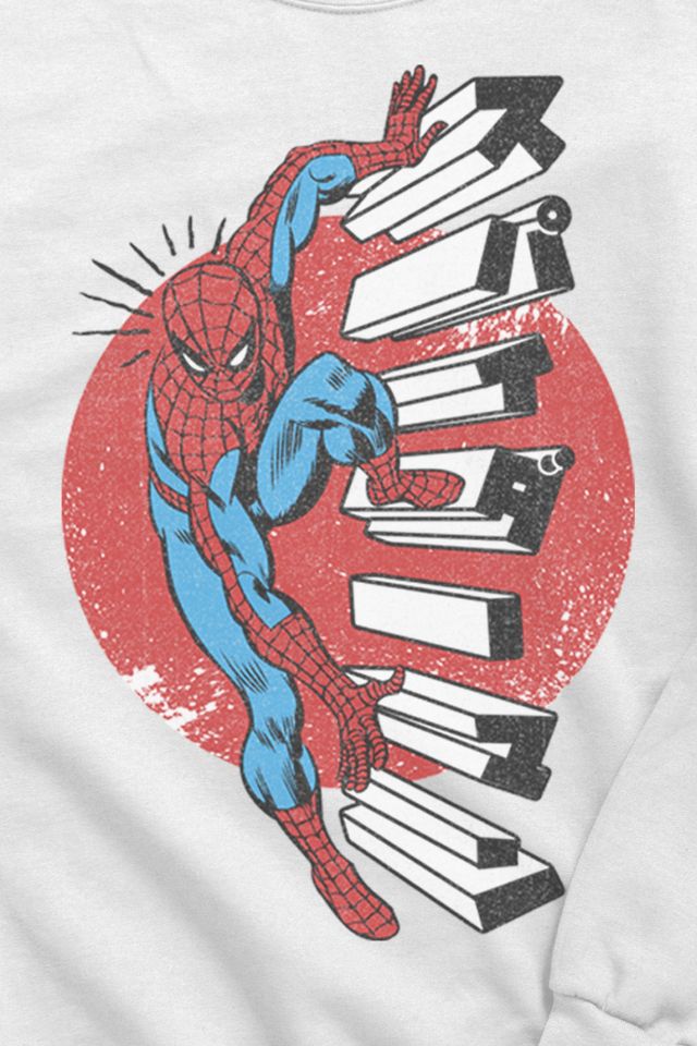 Spider-Man Kanji Crew Neck Sweatshirt #1