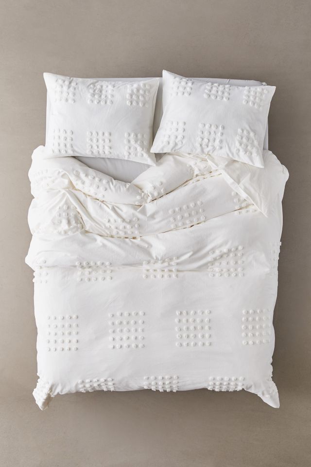 Housse de Couette à Carreaux Matelassée #1