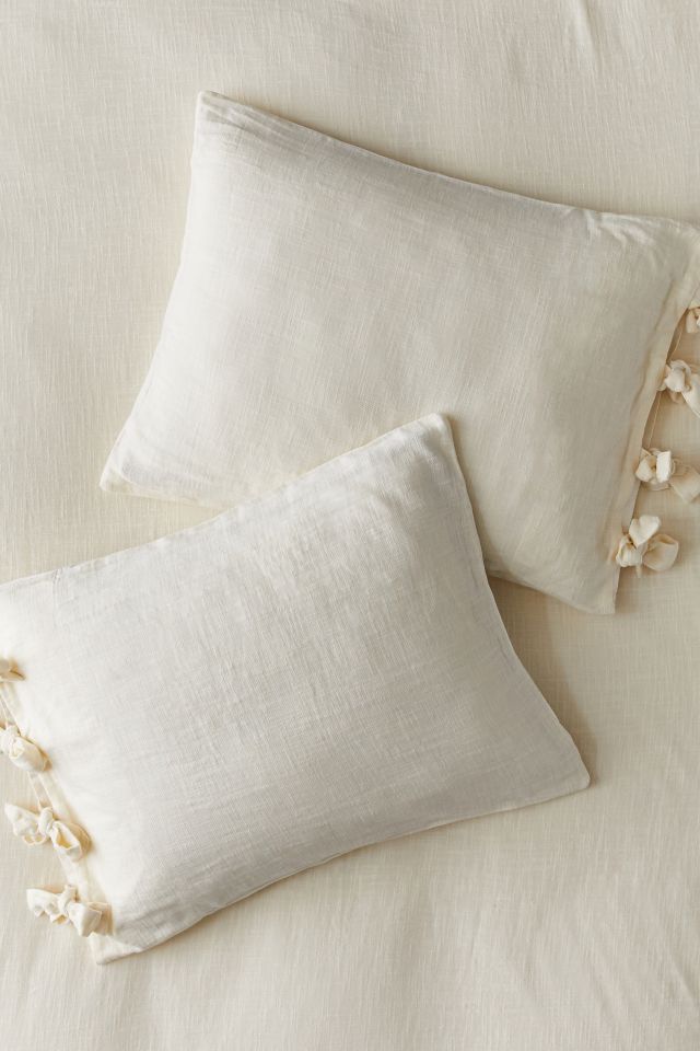 Cozy Slub Tie Sham Set