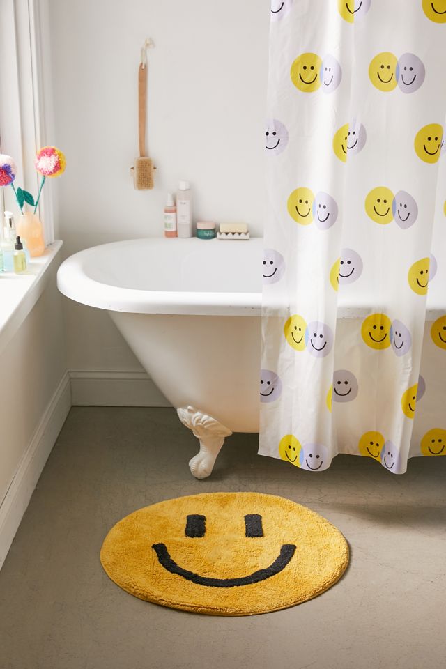 Happy Face Bath Mat Happy Face Bath Mat