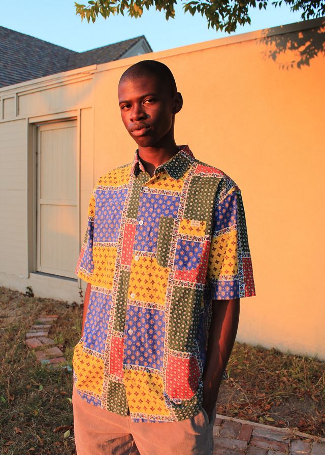 UO Patchwork Bandana Short Sleeve Button-Down Shirt | Urban Outfitters