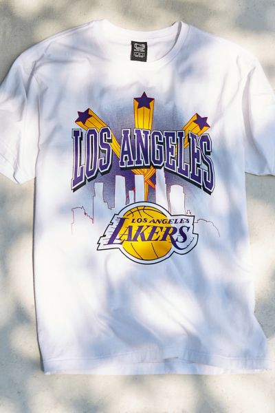 Urban Outfitters Los Angeles Lakers Nba Flower Power Logo Tee In