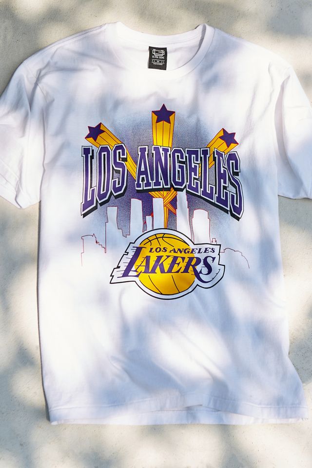Ultra Game NBA Los Angeles Lakers Womens Soft Mesh Jersey Tee Shirt, Black,  Small