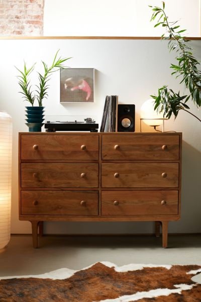 Urban Outfitters Kane Tall 4-Drawer Dresser