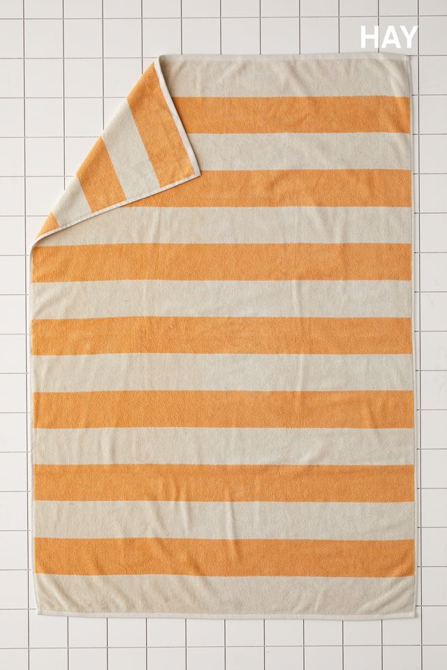 HAY Frotté Striped Bath Towel Urban Outfitters Canada