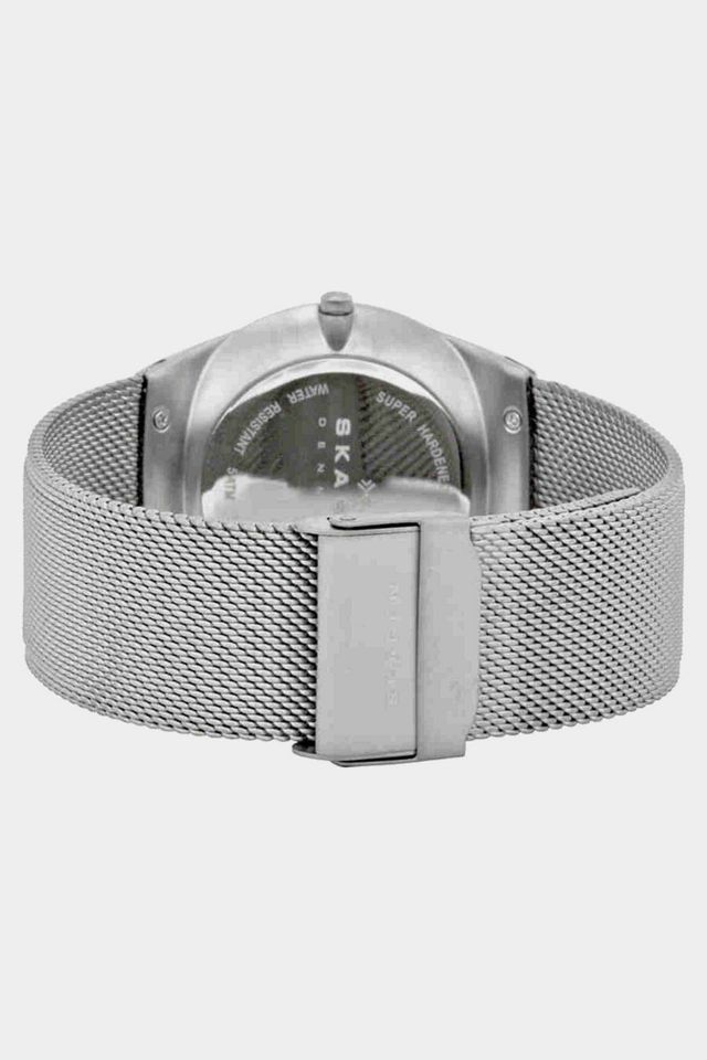 Skagen Melbye Grey Dial Stainless Steel Mesh Men's Watch SKW6078 #2