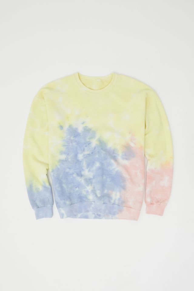 Urban Renewal Recycled Sherbet Tie-Dye Crew Neck Sweatshirt #1