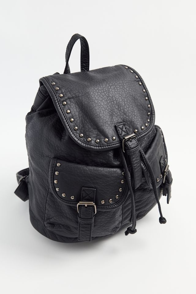 Studded Faux Leather Backpack #2