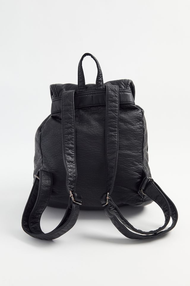 Studded Faux Leather Backpack #3