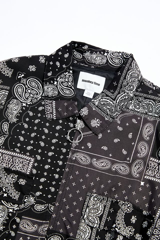 Monkey Time Paisley Print Jacket