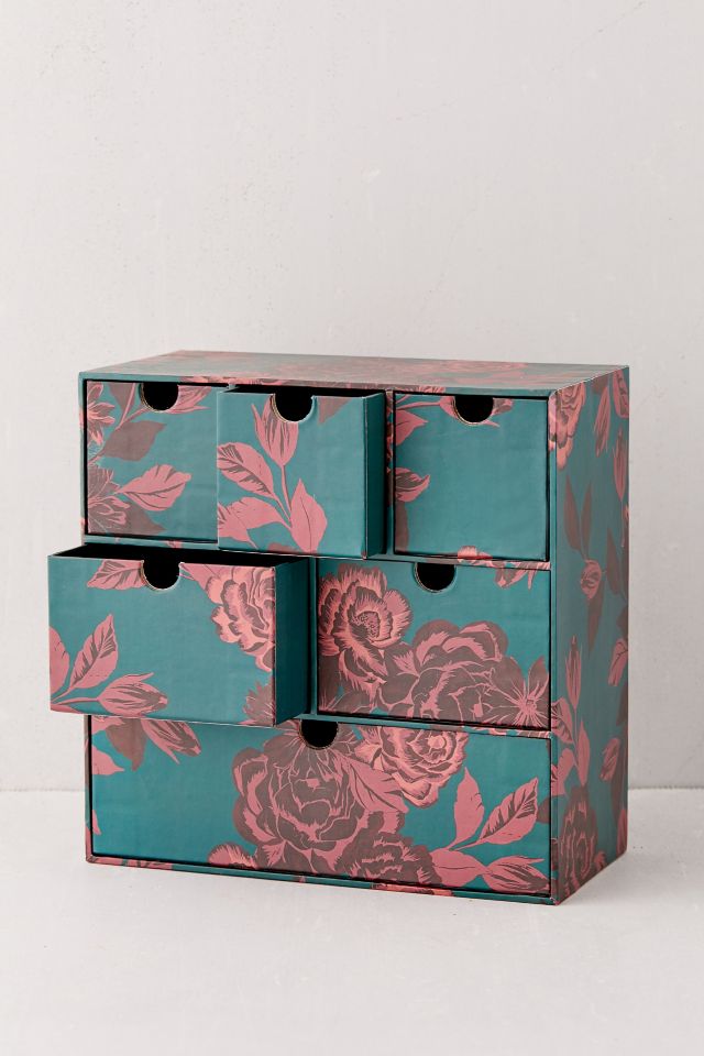 Alexis Floral Cubby Desk Organizer #1