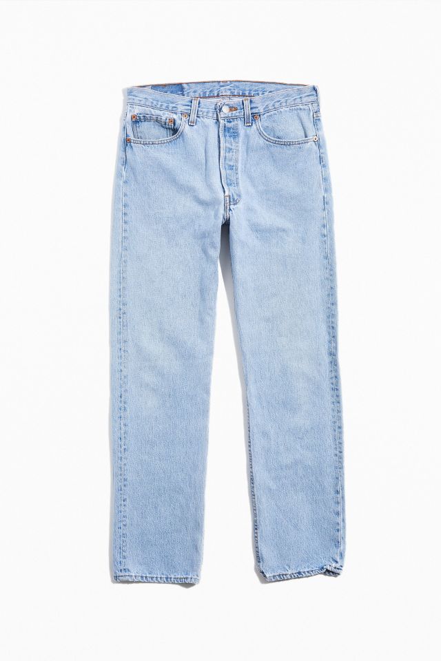 ▷ Levi's 501 Light Wash Blue Jeans