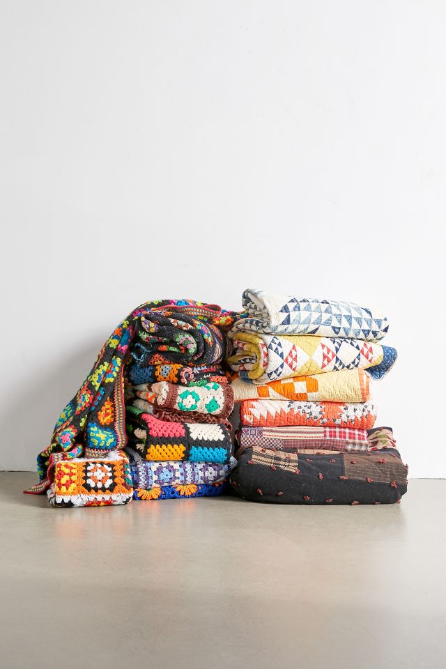 Urban Renewal One-Of-A-Kind Crochet Throw Blanket #3