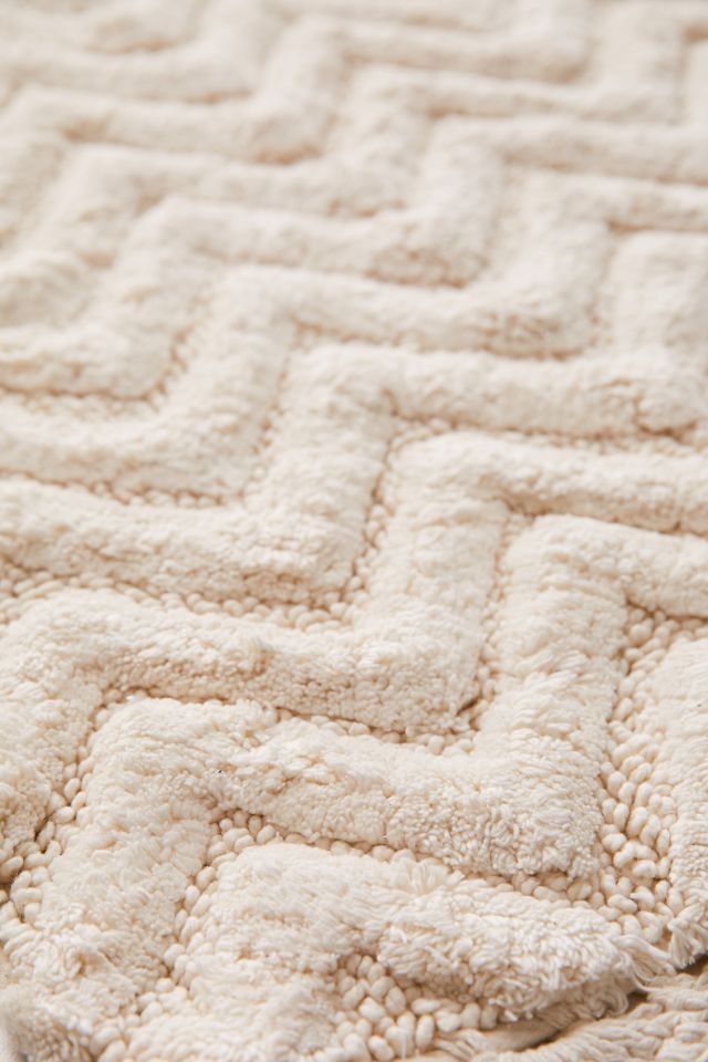 Wavy Crochet Bath Mat #2