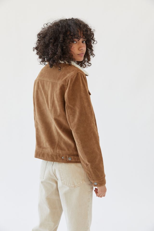 Levi’s Faux Suede Trucker Jacket #2