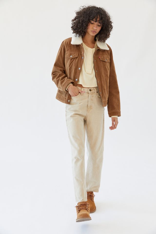 Levi’s Faux Suede Trucker Jacket #3