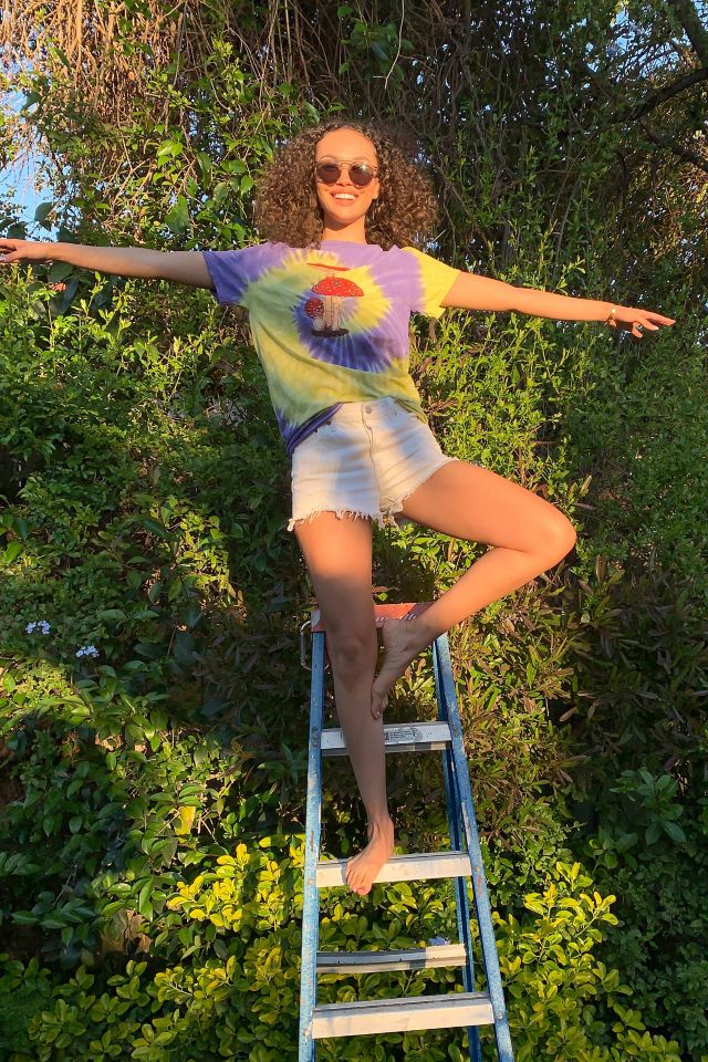 Mushroom Tie-Dye Tee #1