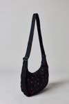 BAGGU MEDIUM NYLON CRESCENT BAG 黒　アメリカ購入 Baggu Medium Nylon Crescent Bag in Black – Te Koop
