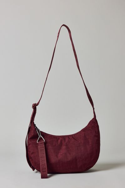 Baggu Medium Nylon Crescent Bag In Mahogany At Urban Outfitters In Brown