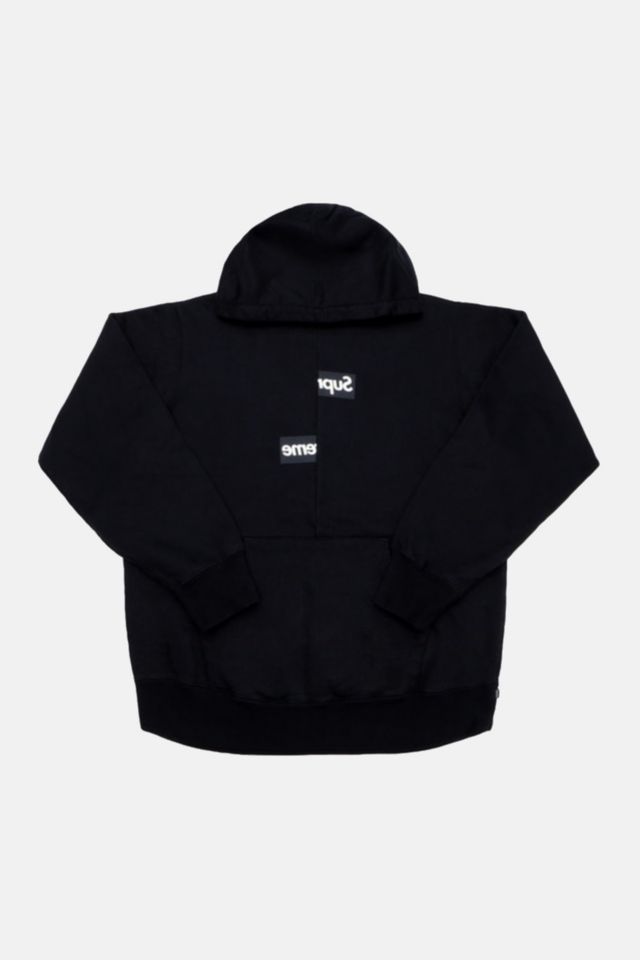 Supreme Cdg Shirt Split Box Logo Hooded Sweatshirt | Urban Outfitters