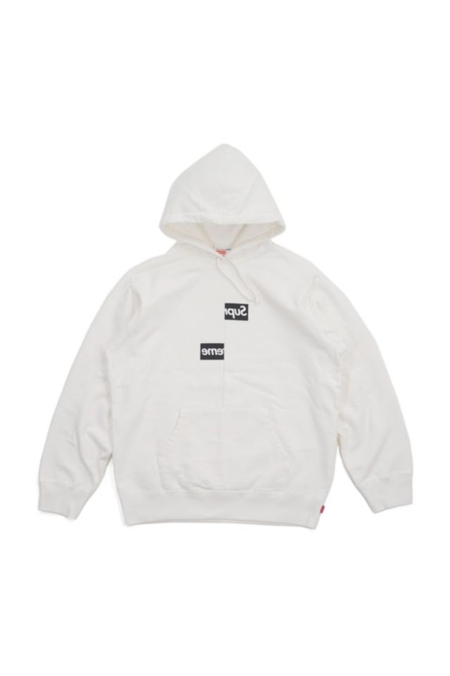 Cdg box logo discount hoodie