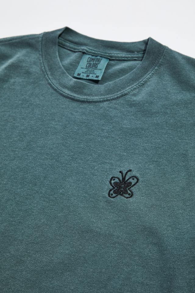 Butterfly Embroidered Tee #1