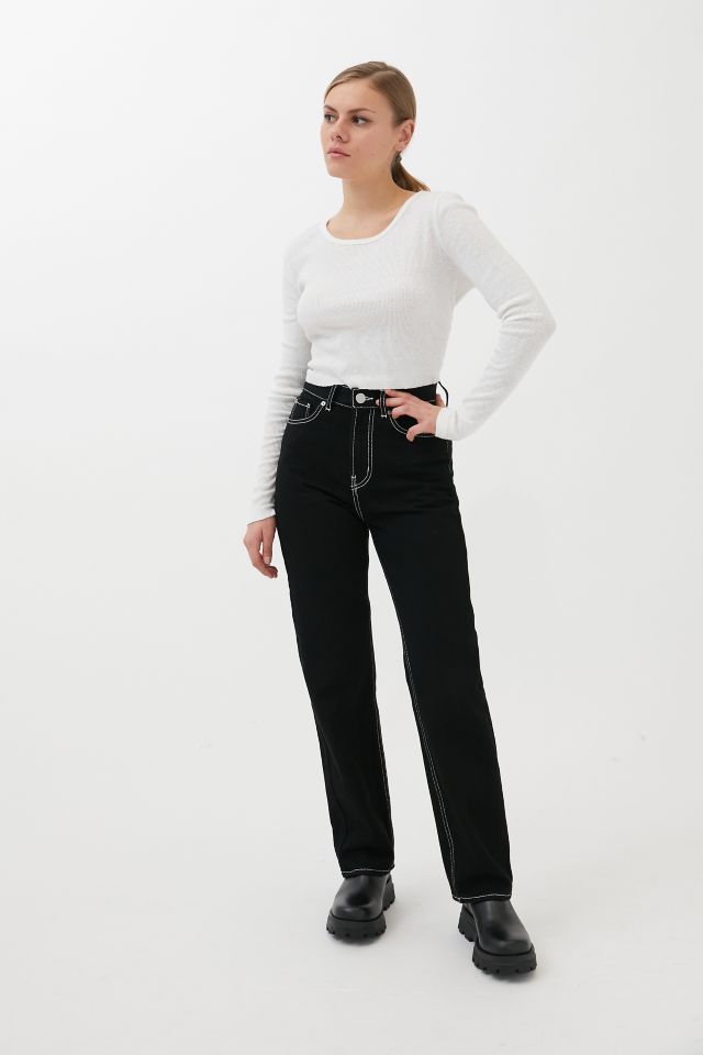 BDG Issa High-Waisted Cowboy Jean - Pink, Urban Outfitters Hong Kong  Official Site