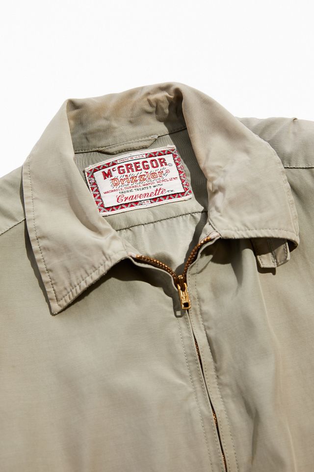 Vintage McGregor Beige Harrington Jacket | Urban Outfitters