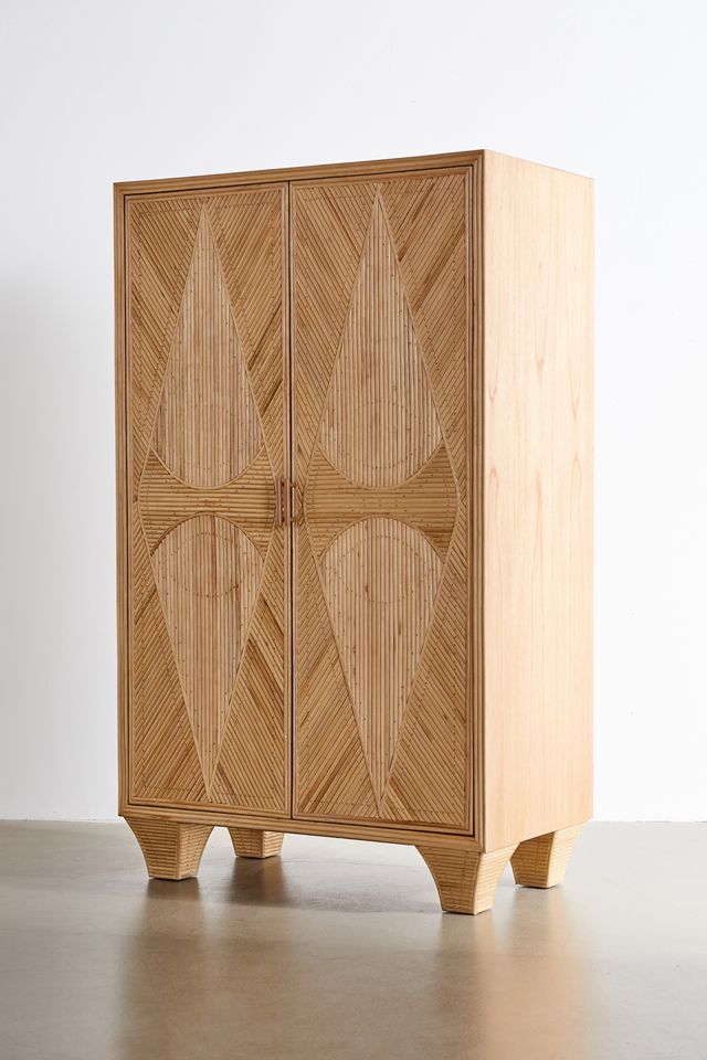 Caroline Rattan Armoire #2