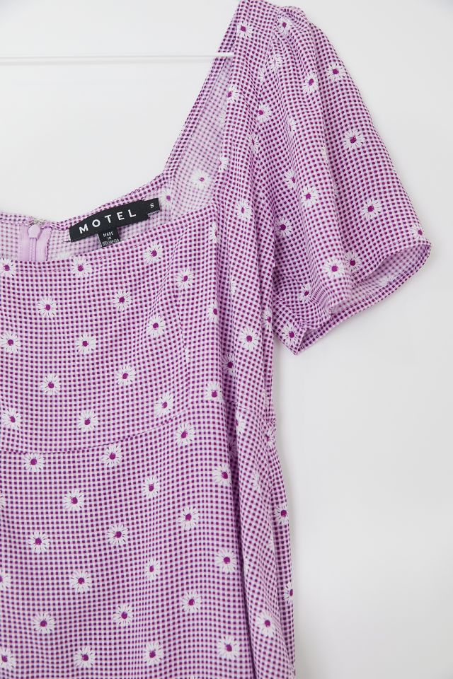 Motel Thalia Square Neck Mini Dress #3
